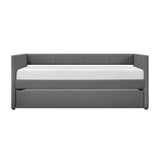 Trudy Dark Gray Twin Daybed with Trundle from Homelegance - Luna Furniture