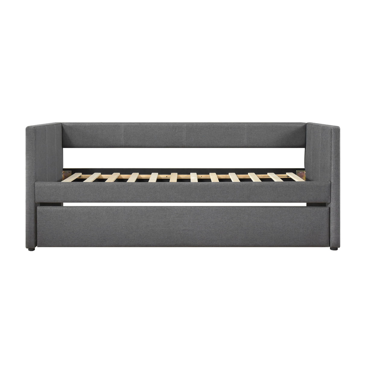 Trudy Dark Gray Twin Daybed with Trundle from Homelegance - Luna Furniture