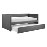 Trudy Dark Gray Twin Daybed with Trundle from Homelegance - Luna Furniture
