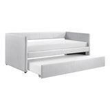 Trudy Gray Twin Daybed with Trundle from Homelegance - Luna Furniture
