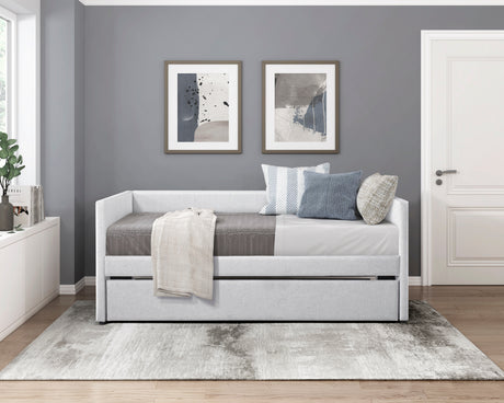 Trudy Gray Twin Daybed with Trundle from Homelegance - Luna Furniture