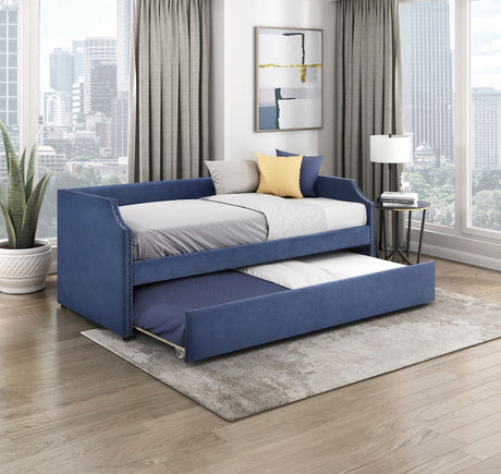 Shiloh Blue Twin Daybed with Trundle from Homelegance - Luna Furniture