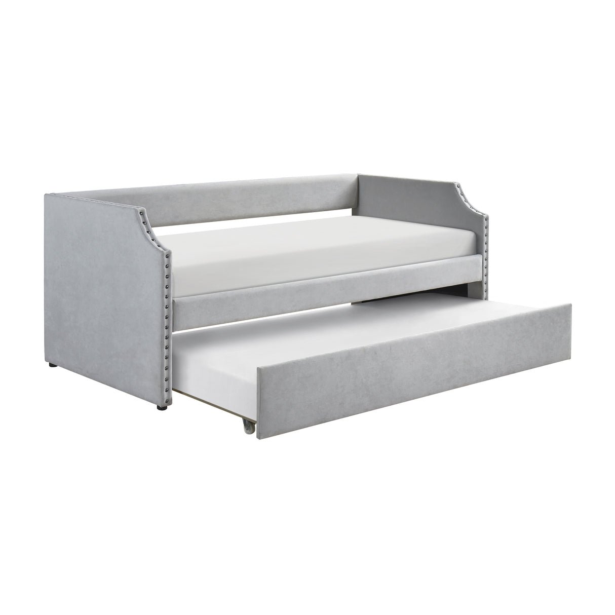 Shiloh Light Gray Twin Daybed with Trundle from Homelegance - Luna Furniture