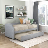 Shiloh Light Gray Twin Daybed with Trundle from Homelegance - Luna Furniture