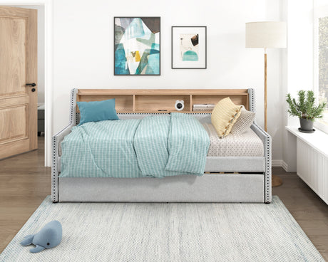 Wexley Taupe Bench from Homelegance - Luna Furniture