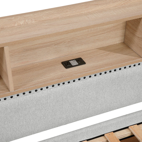 Wexley Taupe Bench from Homelegance - Luna Furniture