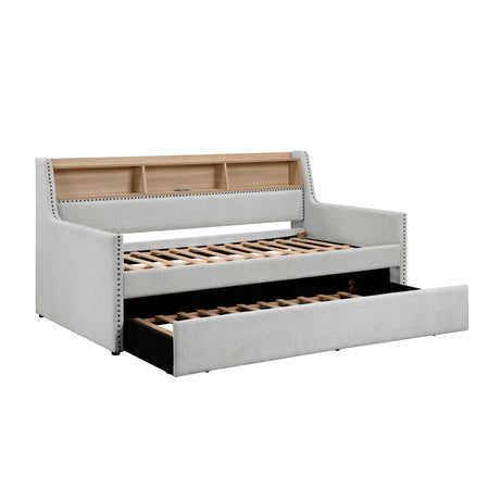 Wexley Taupe Bench from Homelegance - Luna Furniture