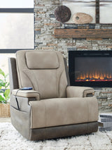 4Z-Peaceful Pause Sand Power Lift Recliner from Ashley - Luna Furniture