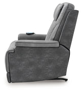4Z-Peaceful Pause Slate Power Lift Recliner from Ashley - Luna Furniture