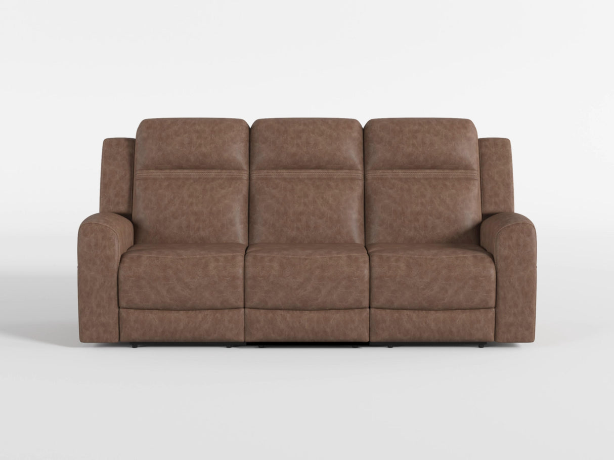 Hearth Brown Double Reclining Sofa from Homelegance - Luna Furniture