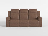 Hearth Brown Double Reclining Sofa from Homelegance - Luna Furniture