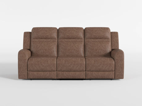Hearth Brown Double Reclining Sofa from Homelegance - Luna Furniture