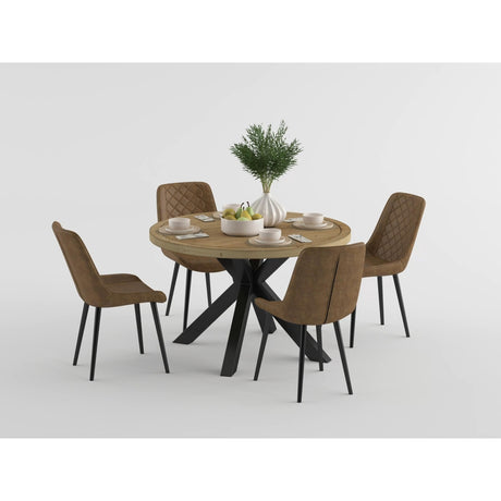 Strata Brown Dining Side Chair, Set of 2 from Homelegance - Luna Furniture