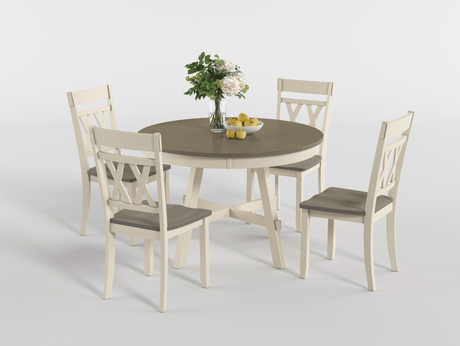Ogden Black Double X-Back Side Chair, Set of 2 from Homelegance - Luna Furniture