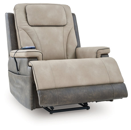 4Z-Peaceful Pause Sand Power Lift Recliner from Ashley - Luna Furniture