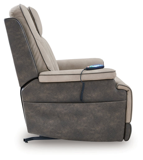 4Z-Peaceful Pause Sand Power Lift Recliner from Ashley - Luna Furniture