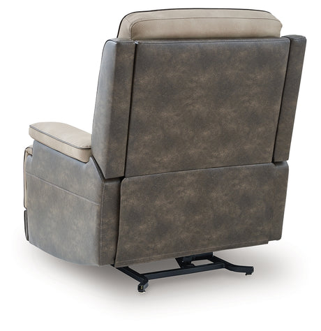 4Z-Peaceful Pause Sand Power Lift Recliner from Ashley - Luna Furniture