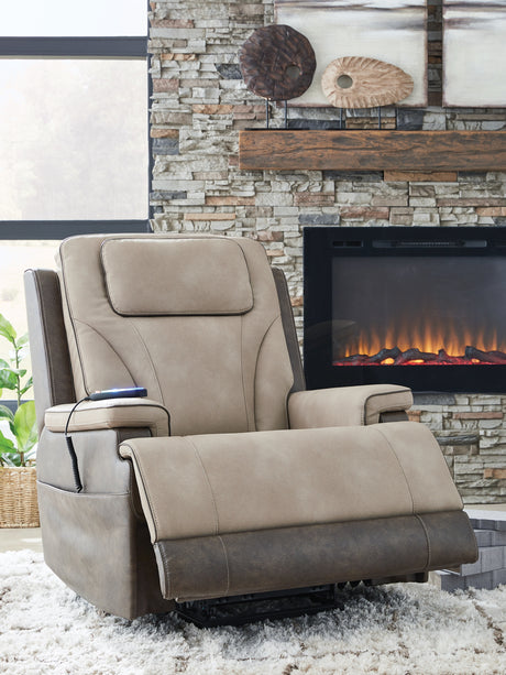 4Z-Peaceful Pause Sand Power Lift Recliner from Ashley - Luna Furniture