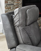 4Z-Peaceful Pause Slate Power Lift Recliner from Ashley - Luna Furniture