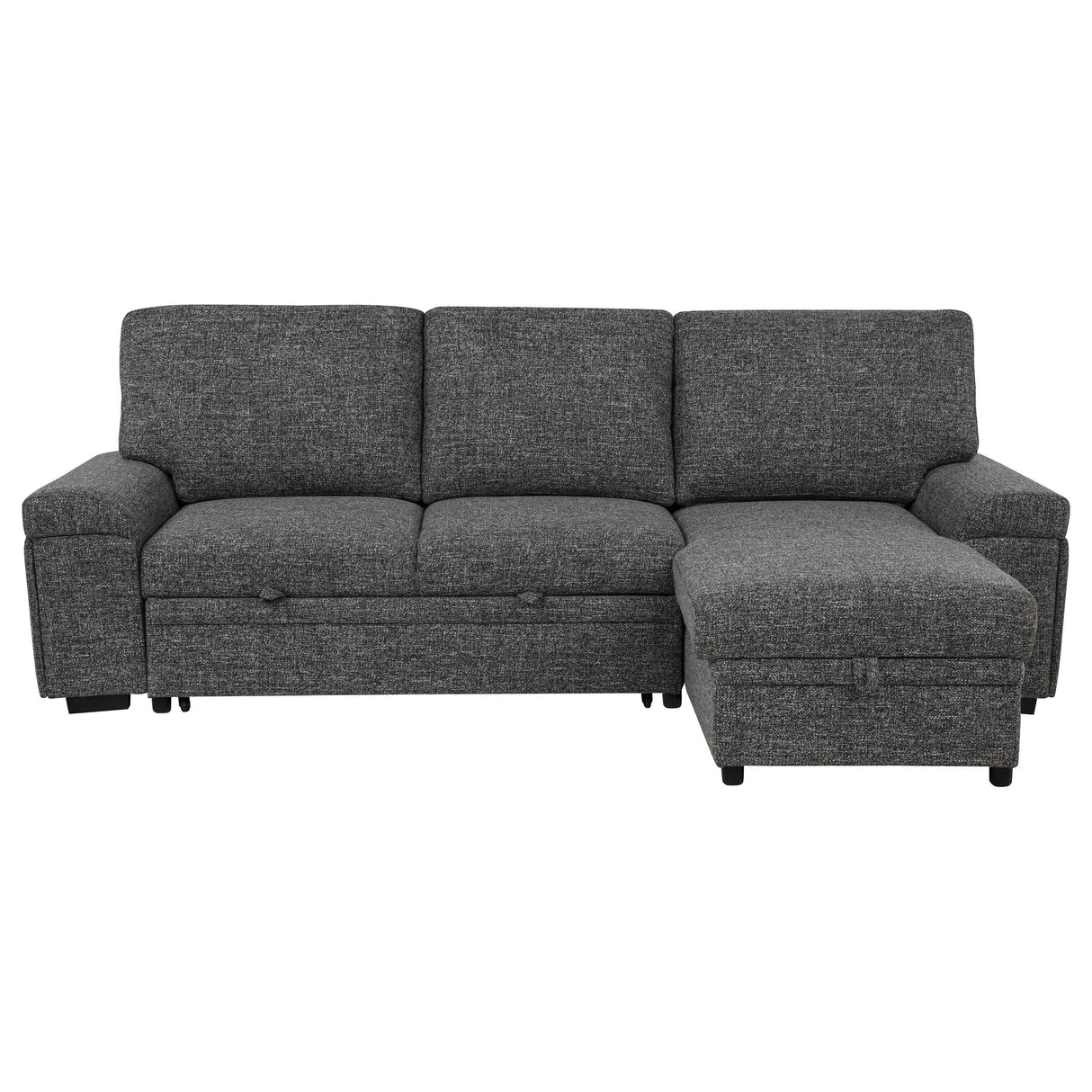 Demko Granite Sleeper Sectional Sofa with Speaker and Storage Chaise from Coaster - Luna Furniture