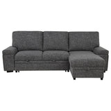 Demko Granite Sleeper Sectional Sofa with Speaker and Storage Chaise from Coaster - Luna Furniture