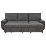 Demko Granite Sleeper Sectional Sofa with Speaker and Storage Chaise from Coaster - Luna Furniture