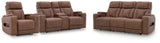 Clean-Slate Sofa, Loveseat and Recliner in Caramel from Ashley Furniture - Luna Furniture