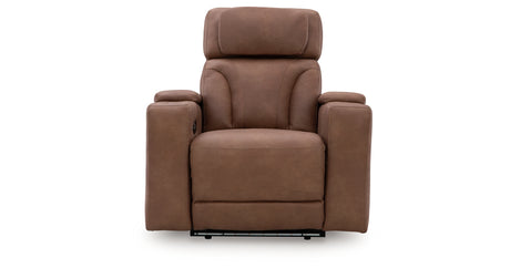 Clean-Slate Caramel Power Reclining Set from Ashley - Luna Furniture