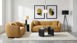 Aleisha Mustard Yellow 2-piece Chenille Upholstered Sofa Set from Coaster - Luna Furniture