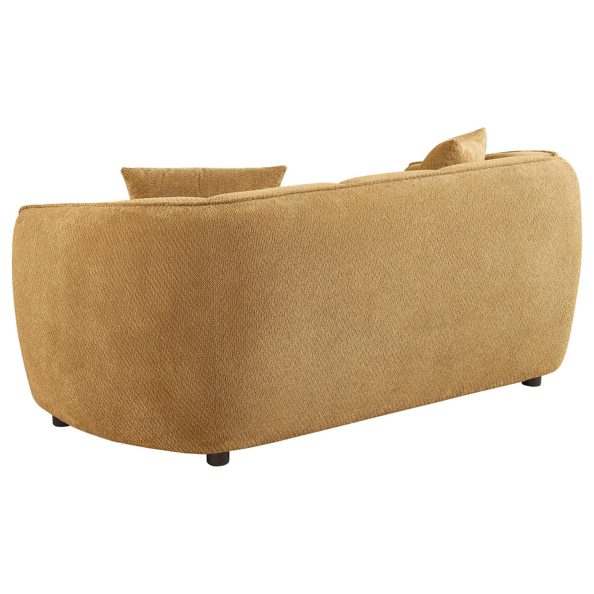 Aleisha Mustard Yellow 3-piece Chenille Upholstered Living Room Set from Coaster - Luna Furniture