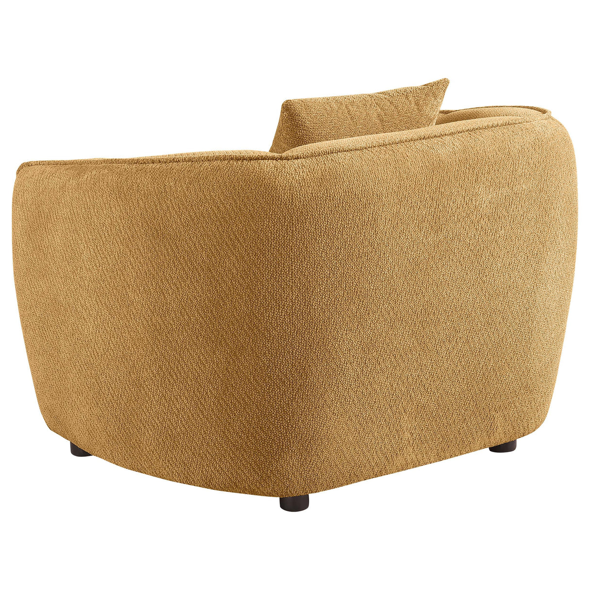 Aleisha Mustard Yellow Chenille Upholstered Accent Chair from Coaster - Luna Furniture
