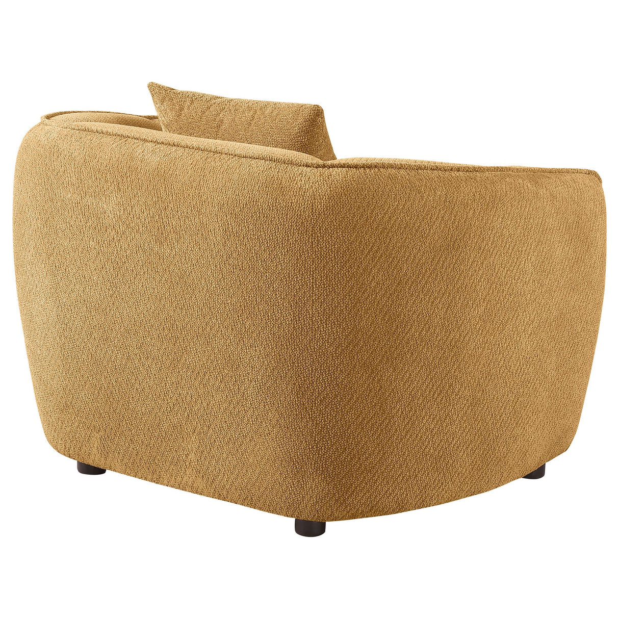 Aleisha Mustard Yellow Chenille Upholstered Accent Chair from Coaster - Luna Furniture