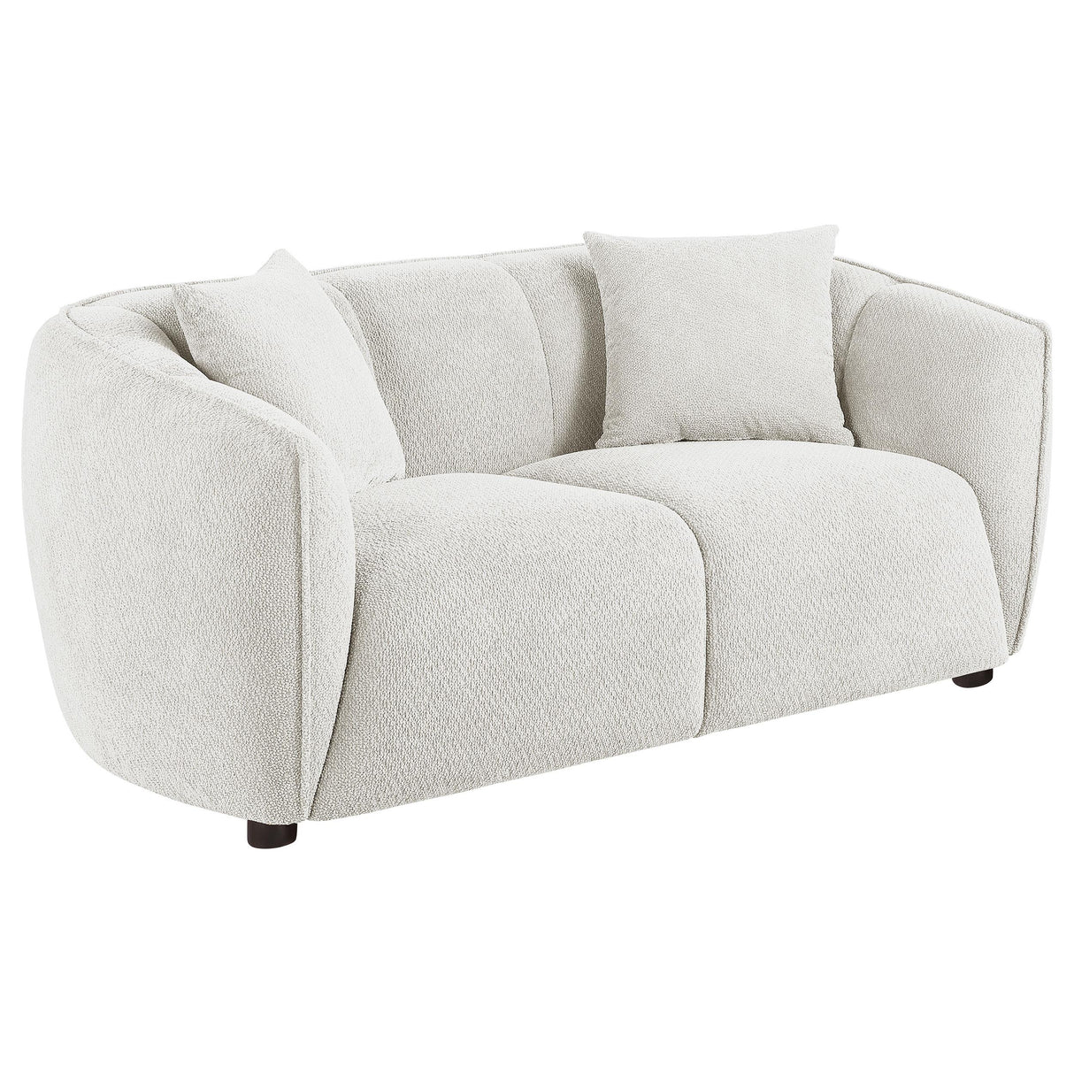 Aleisha Ivory 3-piece Chenille Upholstered Sofa Set from Coaster - Luna Furniture