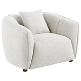 Aleisha Ivory 3-piece Chenille Upholstered Sofa Set from Coaster - Luna Furniture
