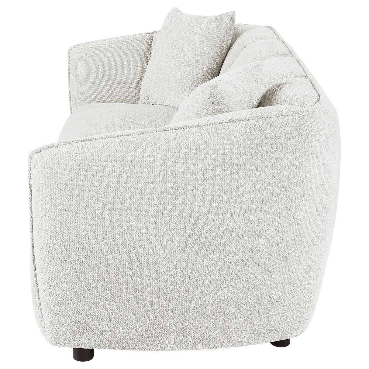 Aleisha Ivory Chenille Upholstered Sofa from Coaster - Luna Furniture