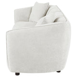 Aleisha Ivory Chenille Upholstered Sofa from Coaster - Luna Furniture