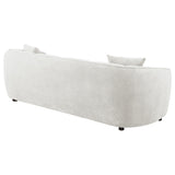 Aleisha Ivory Chenille Upholstered Sofa from Coaster - Luna Furniture