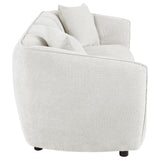Aleisha Ivory Chenille Upholstered Sofa from Coaster - Luna Furniture