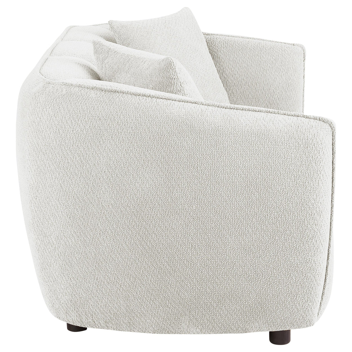 Aleisha Ivory Chenille Upholstered Loveseat from Coaster - Luna Furniture