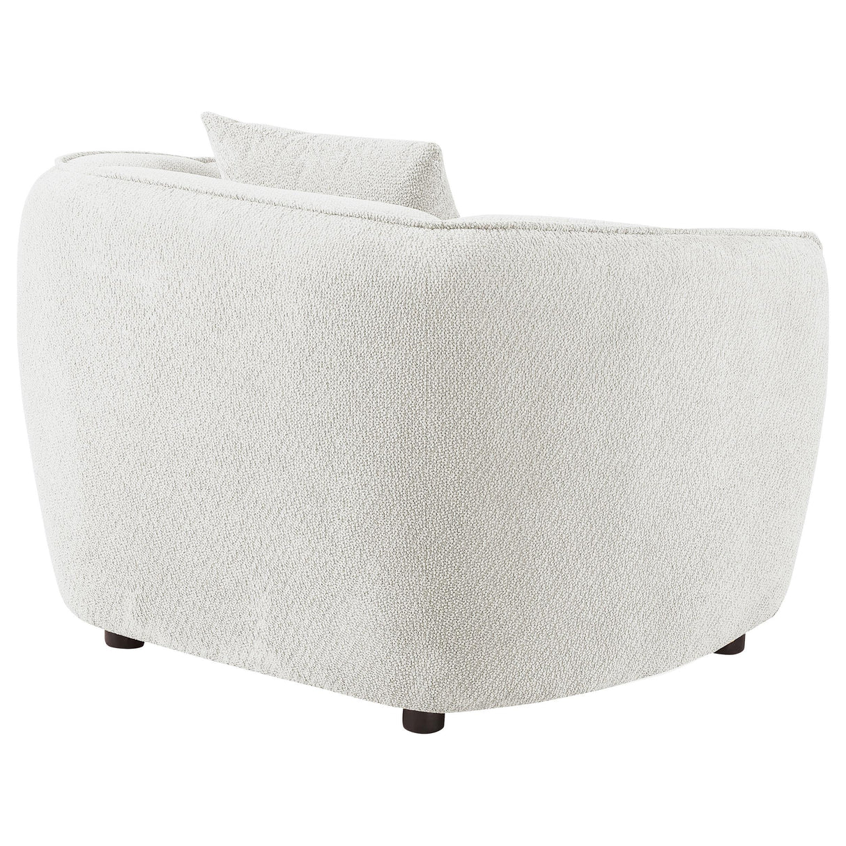 Aleisha Ivory Chenille Upholstered Accent Chair from Coaster - Luna Furniture