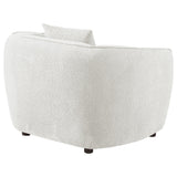 Aleisha Ivory Chenille Upholstered Accent Chair from Coaster - Luna Furniture