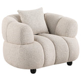 Whitney Pebble Channel Tufted Boucle Upholstered Living Room Set from Coaster - Luna Furniture