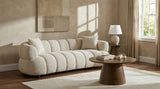 Whitney Gray Contemporary Channel Tufted Boucle Sofa from Coaster - Luna Furniture