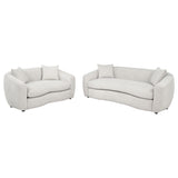 Isabella Sand 2-piece Fabric Upholstered Sofa Set from Coaster - Luna Furniture