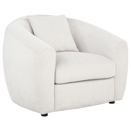 Isabella Sand 3-piece Fabric Upholstered Living Room Set from Coaster - Luna Furniture