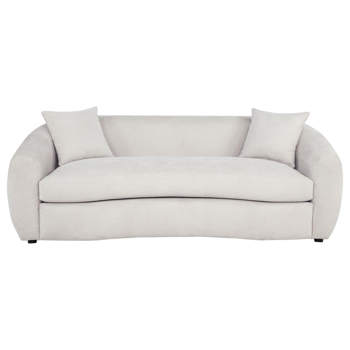 Isabella Sand Fabric Upholstered Sofa from Coaster - Luna Furniture
