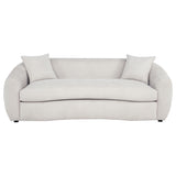 Isabella Sand Fabric Upholstered Sofa from Coaster - Luna Furniture