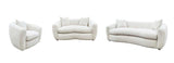 Isabella Sand 3-piece Fabric Upholstered Living Room Set from Coaster - Luna Furniture