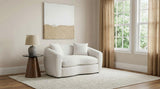 Isabella Sand Fabric Upholstered Loveseat from Coaster - Luna Furniture