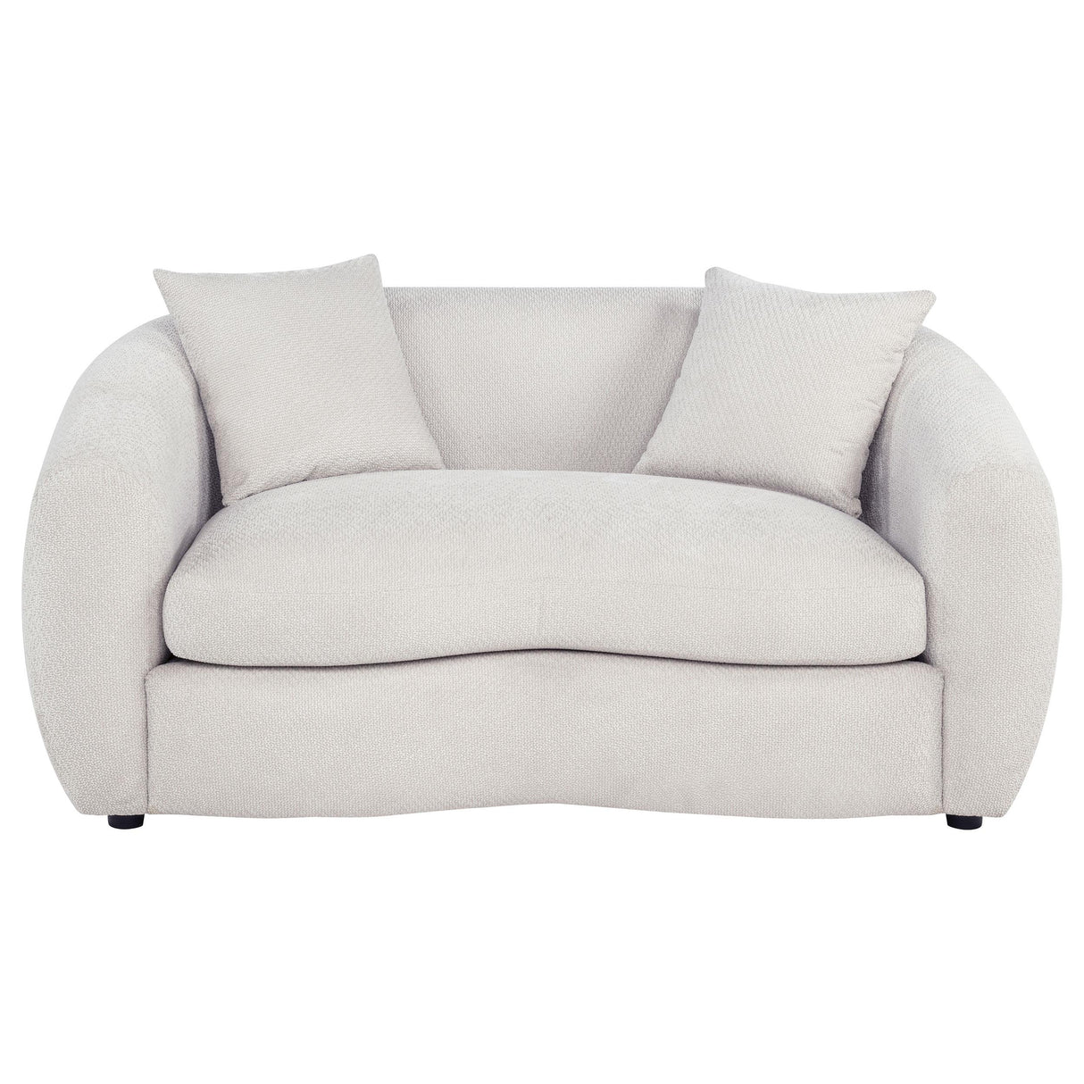 Isabella Sand Fabric Upholstered Loveseat from Coaster - Luna Furniture